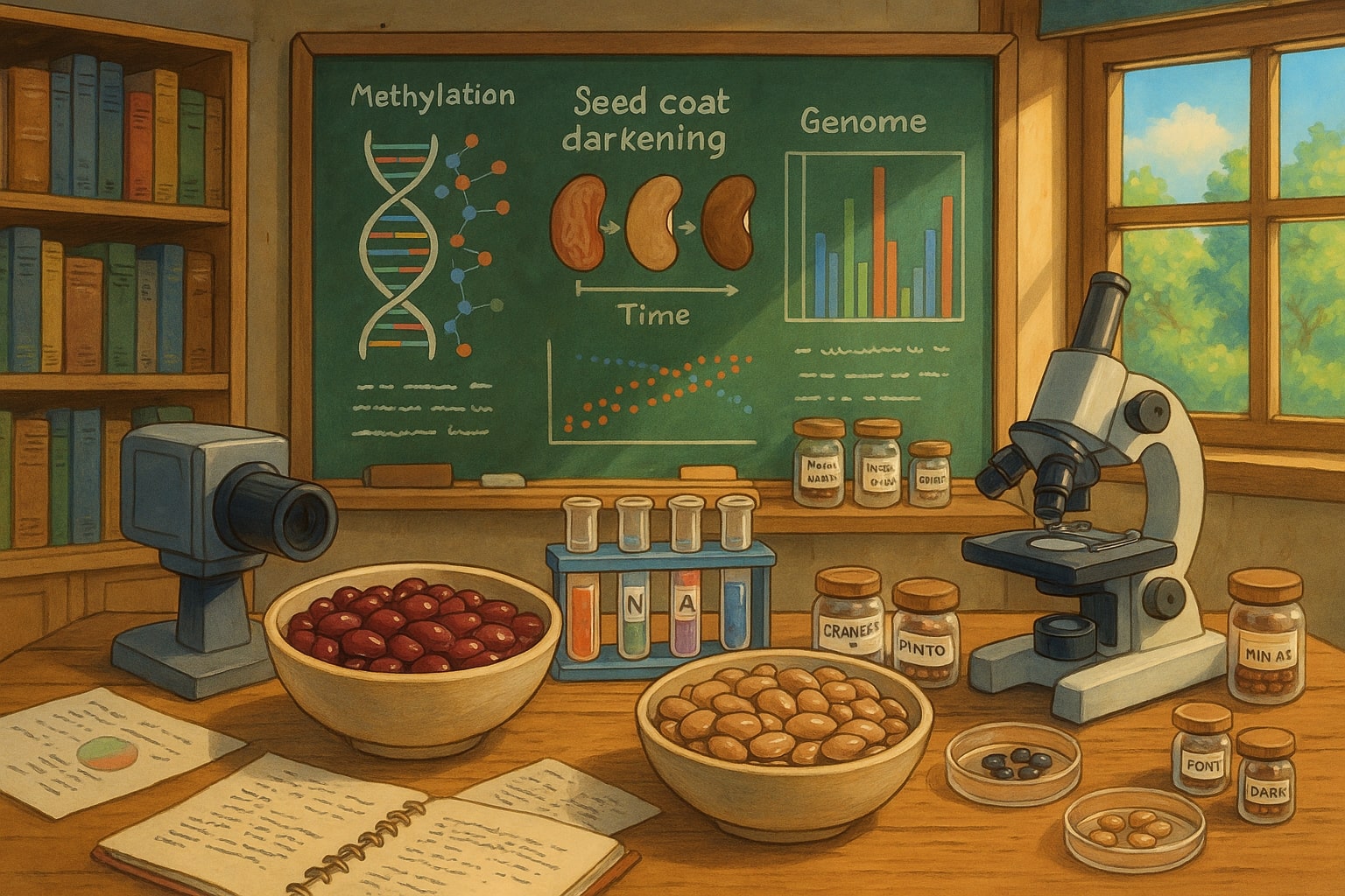 Multi-Omics Approaches to Map Seed Coat Colour Stability in Dry Beans